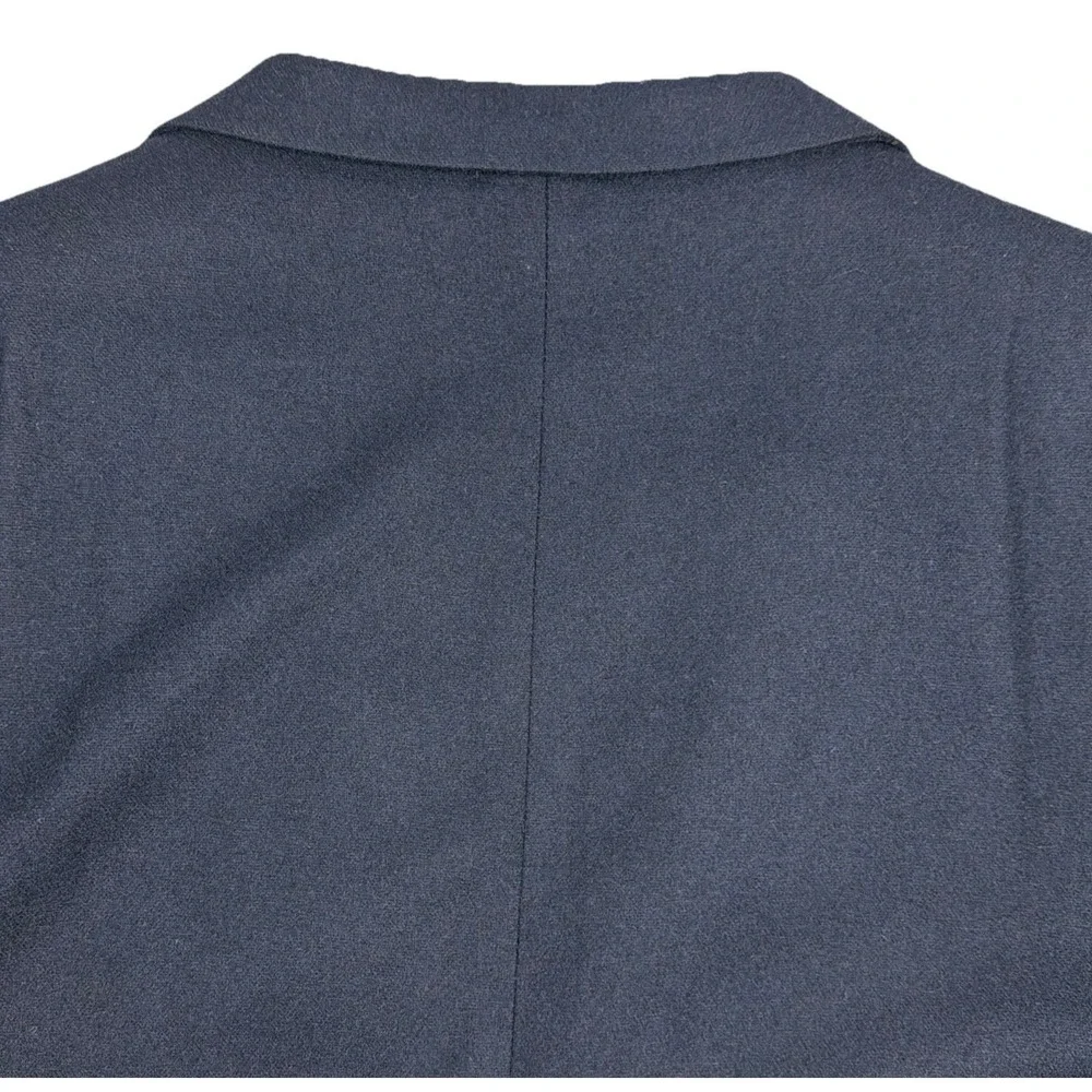 Oscar De La Renta Mens Wool Cashmere Blazer Sports Coat Jacket Dark Blue 42R